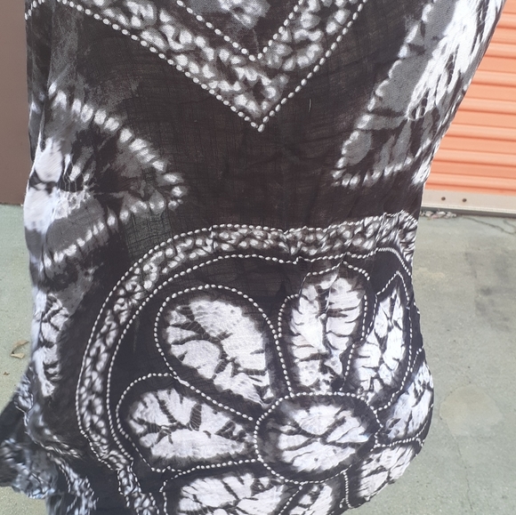 Brown Tie Dye kimono Cardigan M l New tag one size - Picture 3 of 6